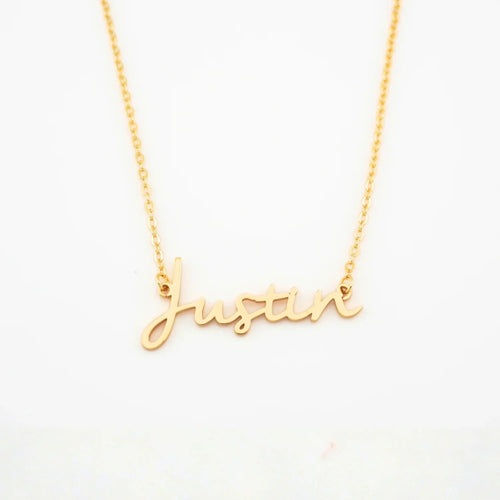 Name Plate Necklace