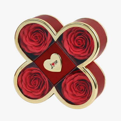 Signature Rose Box with Engraved Necklace