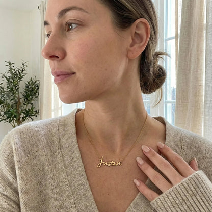 Name Plate Necklace