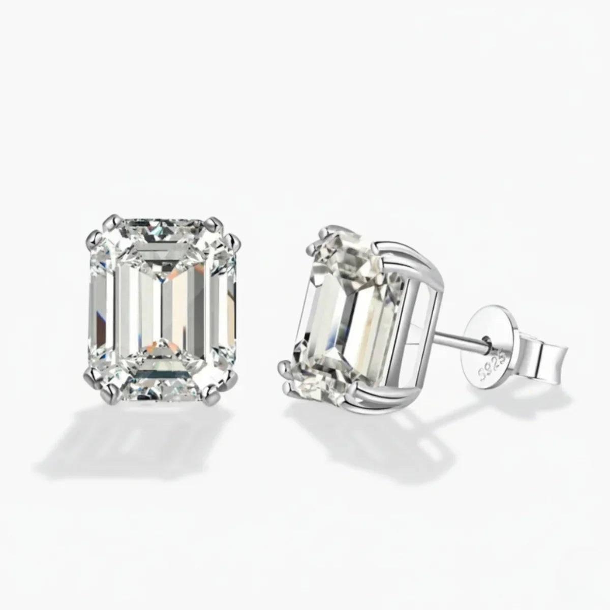 Timeless Emerald Stud Earrings