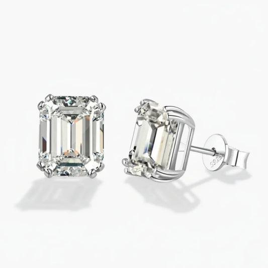 Timeless Emerald Stud Earrings