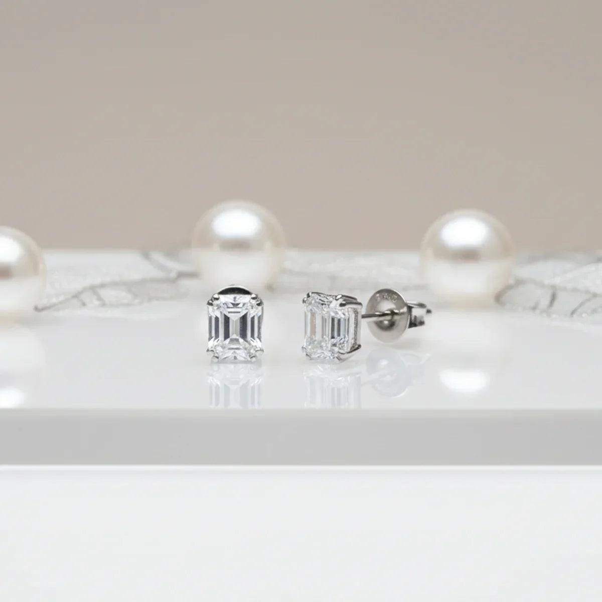 Timeless Emerald Stud Earrings