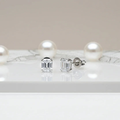 Timeless Emerald Stud Earrings