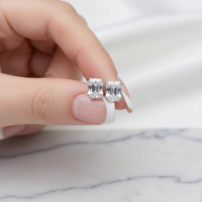 Timeless Emerald Stud Earrings