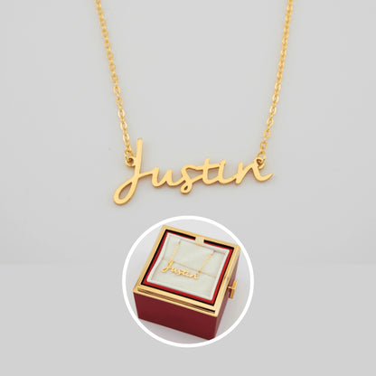 Name Plate Necklace