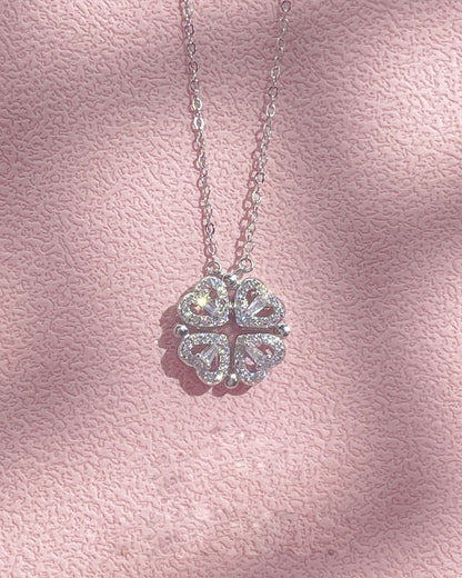 HEART CLOVER NECKLACE