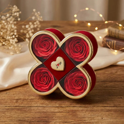 Signature Rose Box with Engraved Necklace