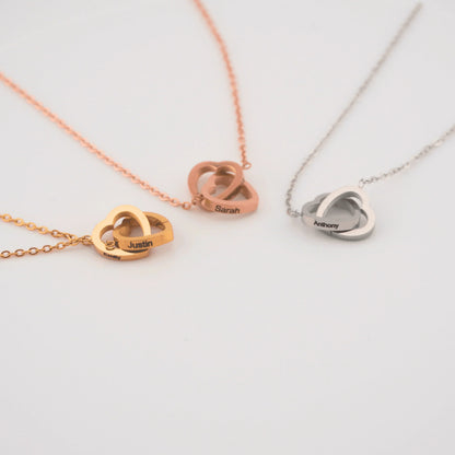 Eternal Rose Bear with Engraved Necklace